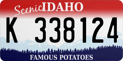 ID license plate K338124