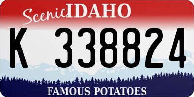 ID license plate K338824