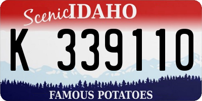 ID license plate K339110