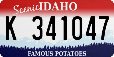ID license plate K341047