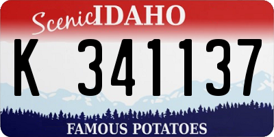 ID license plate K341137