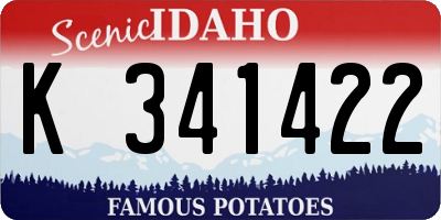 ID license plate K341422