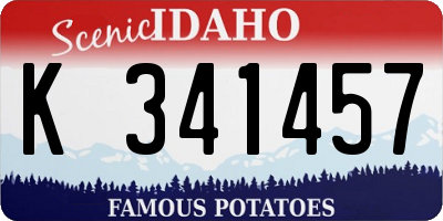 ID license plate K341457