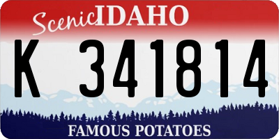 ID license plate K341814