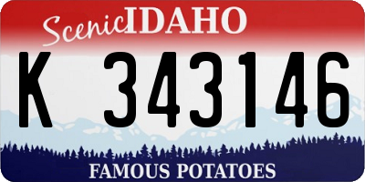 ID license plate K343146