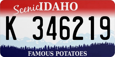 ID license plate K346219