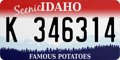ID license plate K346314