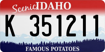 ID license plate K351211