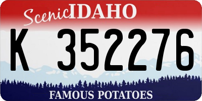 ID license plate K352276