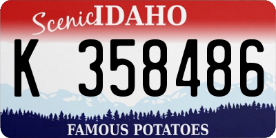 ID license plate K358486