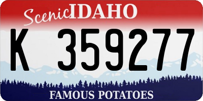 ID license plate K359277