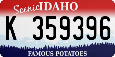 ID license plate K359396