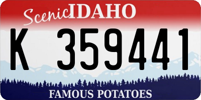 ID license plate K359441
