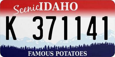 ID license plate K371141