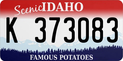 ID license plate K373083