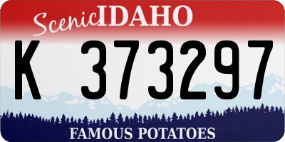ID license plate K373297