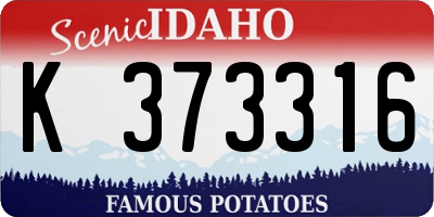 ID license plate K373316