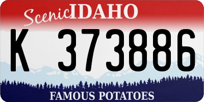 ID license plate K373886