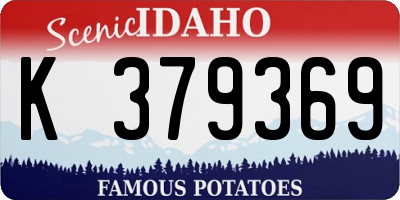 ID license plate K379369