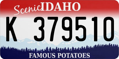 ID license plate K379510