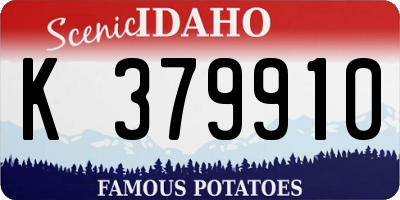 ID license plate K379910