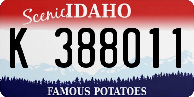 ID license plate K388011