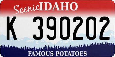 ID license plate K390202