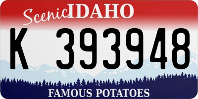 ID license plate K393948