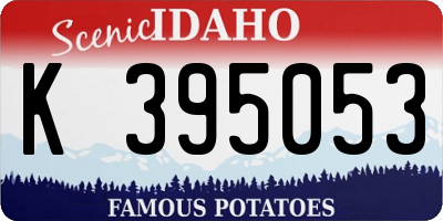 ID license plate K395053