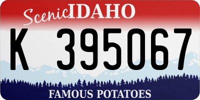 ID license plate K395067