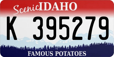 ID license plate K395279