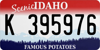 ID license plate K395976