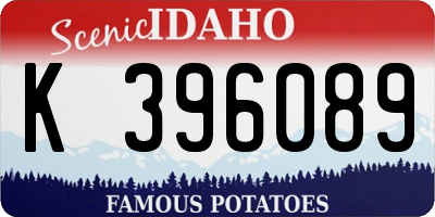 ID license plate K396089