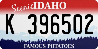ID license plate K396502