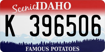 ID license plate K396506
