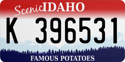 ID license plate K396531