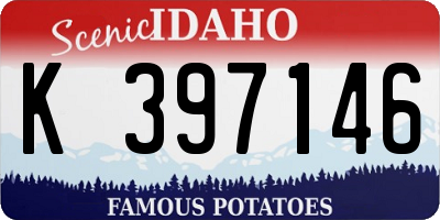 ID license plate K397146