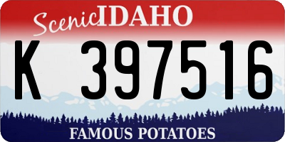 ID license plate K397516