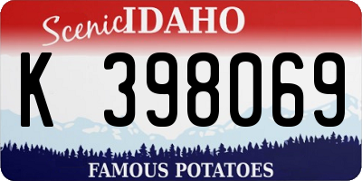 ID license plate K398069