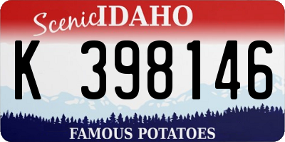 ID license plate K398146