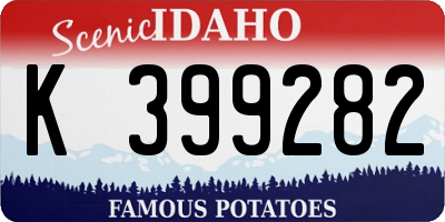 ID license plate K399282