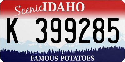 ID license plate K399285