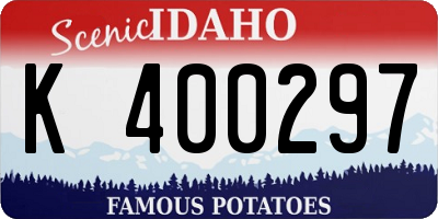 ID license plate K400297
