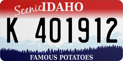 ID license plate K401912