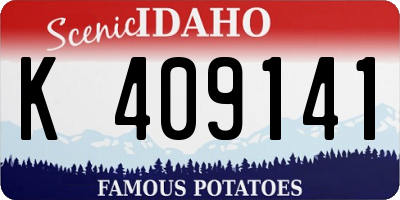 ID license plate K409141