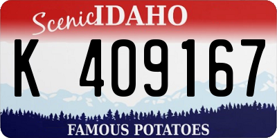 ID license plate K409167