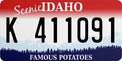 ID license plate K411091