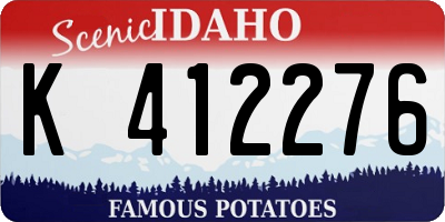 ID license plate K412276