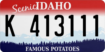 ID license plate K413111
