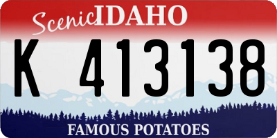 ID license plate K413138